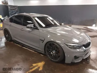 2018 BMW M3 with VIN WBS8M9C53J5J79991, listed as a IAAI auction lot 41881835 with 59,668 mi miles. Bid and sale history available at carsss.com. Image 1.