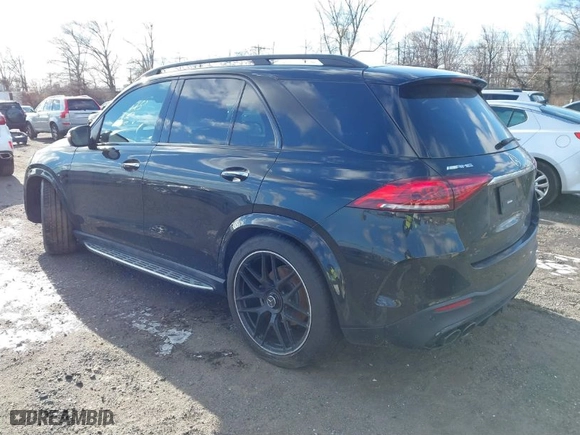 2021 Mercedes-Benz GLE with VIN 4JGFB6BB8MA302153, listed as a IAAI auction lot 41587407 with 68,116 mi miles. Bid and sale history available at carsss.com. Image 3.