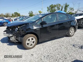 2011 Toyota Prius I with VIN JTDKN3DU5B0267971, listed as a Copart auction lot 52944955 with 94,845 mi miles and Non Repairable. Bid and sale history available at carsss.com. Image 1.