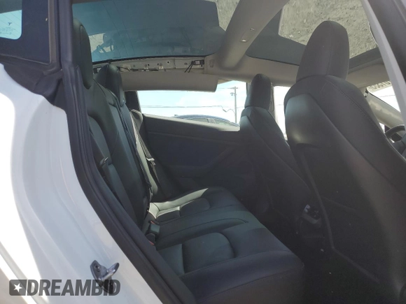 2023 Tesla Model 3 with VIN 5YJ3E1EA0PF623233, listed as a Copart auction lot 55781355 with 26,301 mi miles and Salvage title. Bid and sale history available at DreamBid. Image 10.