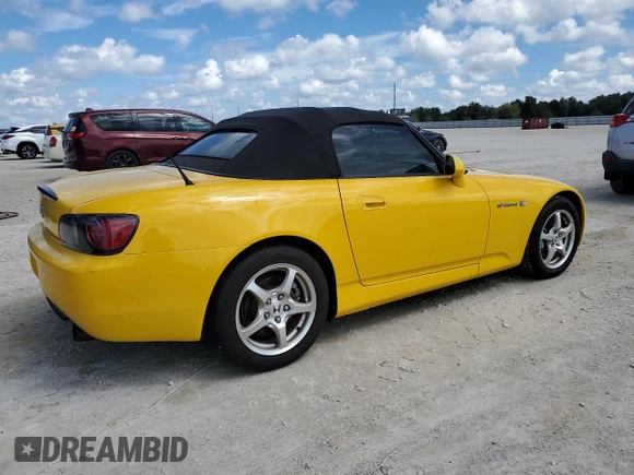 2002 Honda S2000 с VIN JHMAP11472T002254, выставлен на аукционе Copart как лот 73834914 с пробегом 111 274 миль миль и Списание • Salvage title. История ставок и продаж доступна на DreamBid. Изображение 3.