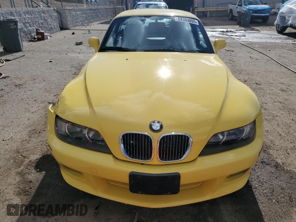 2000 BMW Z3 2.8 with VIN 4USCH3343YLF43629, listed as a Copart auction lot 88303095 with 44,020 mi miles and Salvage title. Bid and sale history available at DreamBid. Image 5.