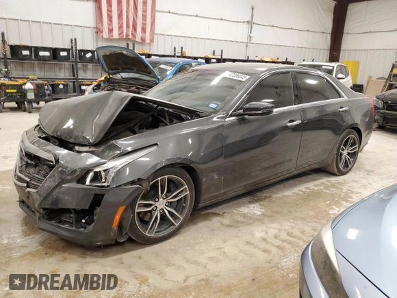 2017 Cadillac CTS Luxury RWD with VIN 1G6AR5SS6H0144737, listed as a Copart auction lot 47056045 with 42,688 mi miles and Salvage Title. Bid and sale history available at DreamBid. Image 1.