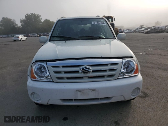 2005 Suzuki XL7 LX z VIN JS3TX92V054105368, wystawiony jako Copart lot #71299494 z przebiegiem 165 498 mil mil oraz Czysty tytuł • Clean title. Historia ofert i sprzedaży dostępna na DreamBid. Obrazek 5.