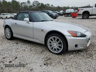 2003 Honda S2000 with VIN JHMAP11413T002901, listed as a Copart auction lot 48122405 with 208,560 mi miles and Salvage Title. Bid and sale history available at DreamBid. Image 4.