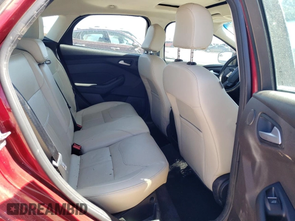 2017 Ford Focus Titanium with VIN 1FADP3N23HL268209, listed as a Copart auction lot 48668865 with 107,339 mi miles and Salvage Title. Bid and sale history available at carsss.com. Image 10.