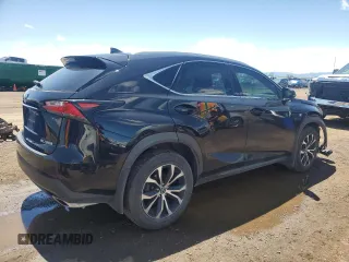 2017 Lexus NX 200t with VIN JTJBARBZ6H2132909, listed as a Copart auction lot 57345325 with 84,294 mi miles and Salvage title. Bid and sale history available at DreamBid. Image 3.