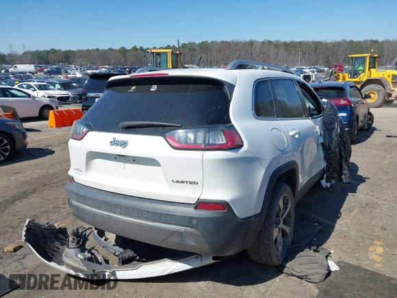 2019 Jeep Cherokee Limited with VIN 1C4PJLDB1KD302241, listed as a IAAI auction lot 41757620 with 164,915 mi miles and . Bid and sale history available at DreamBid. Image 4.