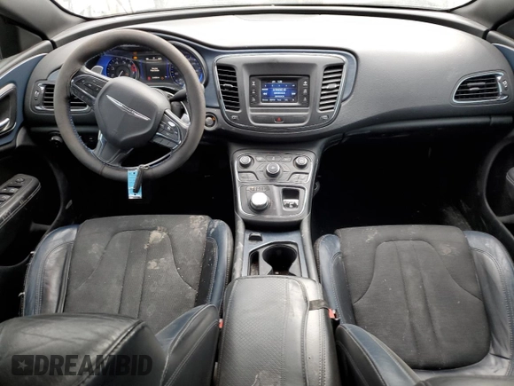 2015 Chrysler 200 S with VIN 1C3CCCBB8FN578755, listed as a Copart auction lot 53393475 with 214,092 mi miles and Salvage Title. Bid and sale history available at carsss.com. Image 8.