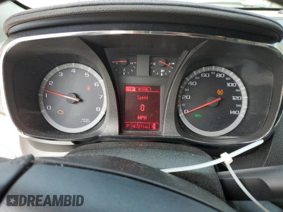 2013 GMC Terrain SLT with VIN 2GKALUEK3D6369112, listed as a Copart auction lot 60503015 with 167,211 mi miles and Salvage title. Bid and sale history available at DreamBid. Image 9.