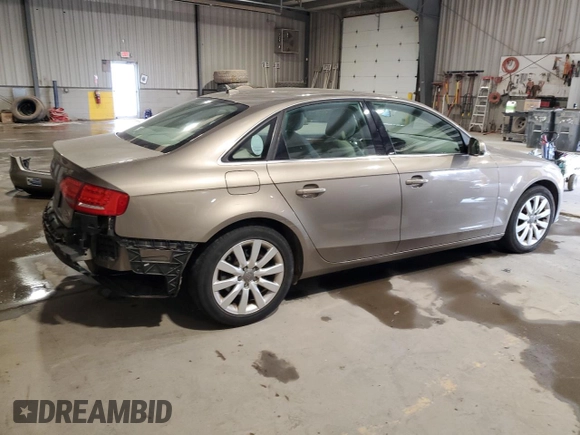 2010 Audi A4 2.0T Premium Plus with VIN WAUHFAFL7AN036259, listed as a Copart auction lot 79336594 with 93,691 mi miles and Salvage Title. Bid and sale history available at carsss.com. Image 3.