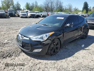 2013 Hyundai Veloster w/Gray Int with VIN KMHTC6AD6DU092606, listed as a Copart auction lot 53738185 with 0 mi miles and Clean Title. Bid and sale history available at carsss.com. Image 1.