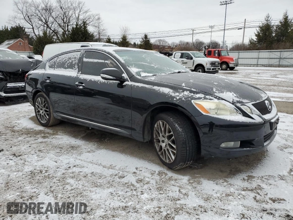 2011 Lexus GS 350 with VIN JTHCE1KS9B0029646, listed as a Copart auction lot 41585845 with 198,681 mi miles and Salvage Title. Bid and sale history available at carsss.com. Image 4.