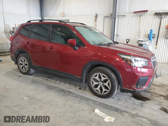 2020 Subaru Forester Premium with VIN JF2SKAJC6LH483745, listed as a Copart auction lot 55135545 with 51,015 mi miles and Salvage title. Bid and sale history available at DreamBid. Image 4.