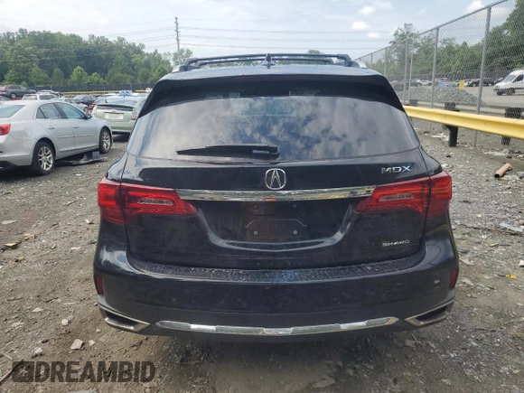 2018 Acura MDX w/Advance/Entertainment Pkg with VIN 5J8YD4H94JL001509, listed as a Copart auction lot 63610564 with 97,326 mi miles and Salvage Title. Bid and sale history available at carsss.com. Image 6.