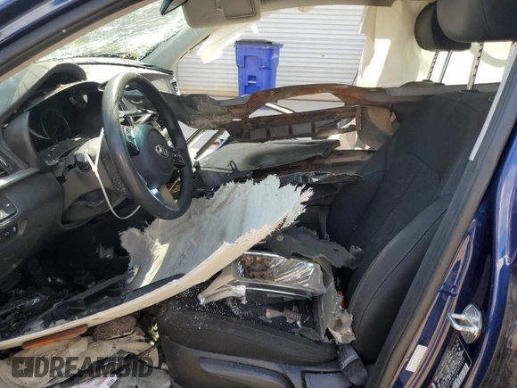 2019 Kia Optima LX with VIN 5XXGT4L3XKG356671, listed as a Copart auction lot 60761284 with 0 mi miles and Salvage Title. Bid and sale history available at carsss.com. Image 7.