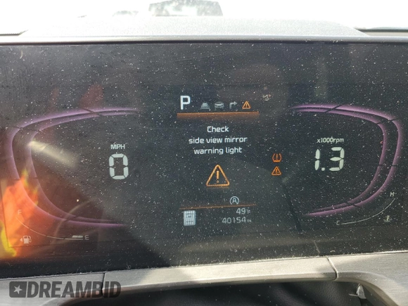 2023 Kia Telluride EX X-Line with VIN 5XYP3DGC0PG339164, listed as a Copart auction lot 50011535 with 40,154 mi miles and Salvage title. Bid and sale history available at DreamBid. Image 9.