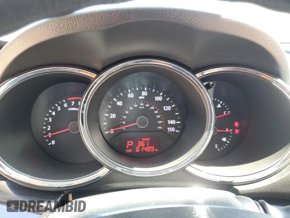 2013 Kia Sorento LX with VIN 5XYKT3A61DG372659, listed as a Copart auction lot 57787855 with 61,489 mi miles and Salvage title. Bid and sale history available at DreamBid. Image 9.