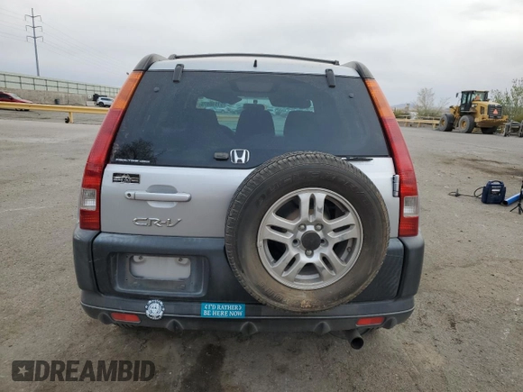 2002 Honda CR-V EX with VIN JHLRD788X2C082757, listed as a Copart auction lot 51516975 with 189,455 mi miles and Salvage Title. Bid and sale history available at carsss.com. Image 6.