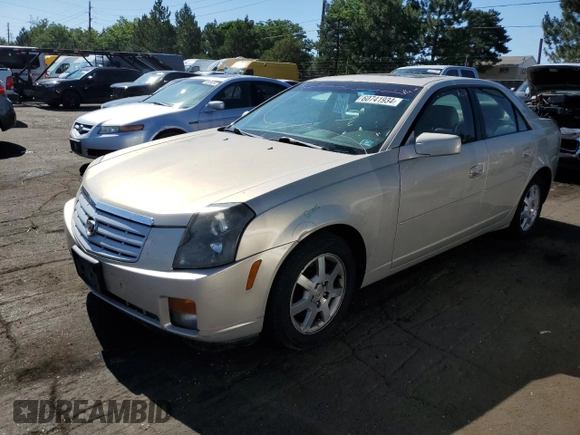 2007 Cadillac CTS with VIN 1G6DP577270137967, listed as a Copart auction lot 60741934 with 141,487 mi miles and Salvage Title. Bid and sale history available at carsss.com. Image 1.