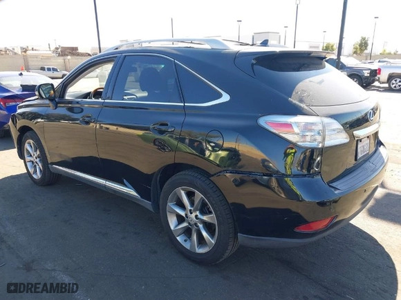 2012 Lexus RX 350 with VIN 2T2ZK1BA4CC065873, listed as a IAAI auction lot 41589567 with 220,465 mi miles. Bid and sale history available at carsss.com. Image 3.