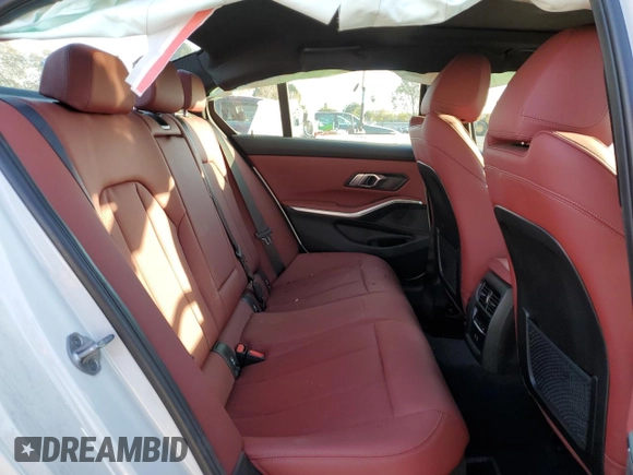 2023 BMW 3 Series 330i with VIN 3MW69FF05P8D73476, listed as a Copart auction lot 44819045 with Not provided miles and Salvage title. Bid and sale history available at DreamBid. Image 10.