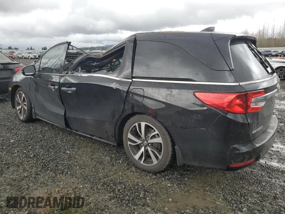2020 Honda Odyssey Elite with VIN 5FNRL6H99LB069683, listed as a Copart auction lot 47960495 with Not Provided miles and Salvage Title. Bid and sale history available at DreamBid. Image 2.