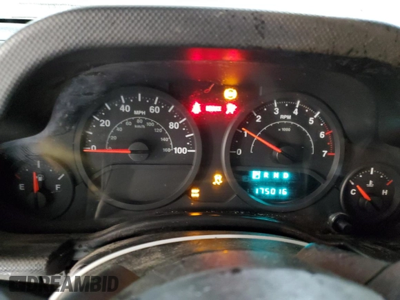 2007 Jeep Wrangler X with VIN 1J4FA24177L180229, listed as a Copart auction lot 52714705 with 170,516 mi miles and Salvage Title. Bid and sale history available at carsss.com. Image 9.
