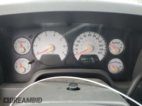 2007 Dodge 1500 SLT with VIN 1D7HA18277S122953, listed as a Copart auction lot 59404945 with 260,548 mi miles and Clean title. Bid and sale history available at DreamBid. Image 9.