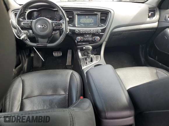 2014 Kia Optima SX Turbo z VIN 5XXGR4A67EG306326, wystawiony jako Copart lot #55883095 z przebiegiem 142 544 mil mil oraz Szkoda całkowita • Salvage title. Historia ofert i sprzedaży dostępna na DreamBid. Obrazek 8.