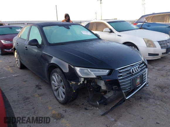 2017 Audi A4 Premium z VIN WAUANAF47HN039038, wystawiony jako IAAI lot #41439609 z przebiegiem 121 410 mil mil oraz . Historia ofert i sprzedaży dostępna na DreamBid. Obrazek 1.