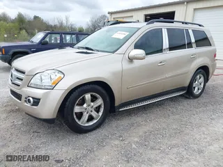 2007 Mercedes-Benz GL-Class with VIN 4JGBF71E57A140460, listed as a IAAI auction lot 41834280 with 162,666 mi miles. Bid and sale history available at carsss.com. Image 2.
