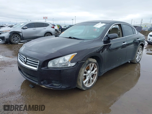 2013 Nissan Maxima SV with VIN 1N4AA5AP1DC843418, listed as a IAAI auction lot 41513744 with 105,881 mi miles and . Bid and sale history available at DreamBid. Image 2.