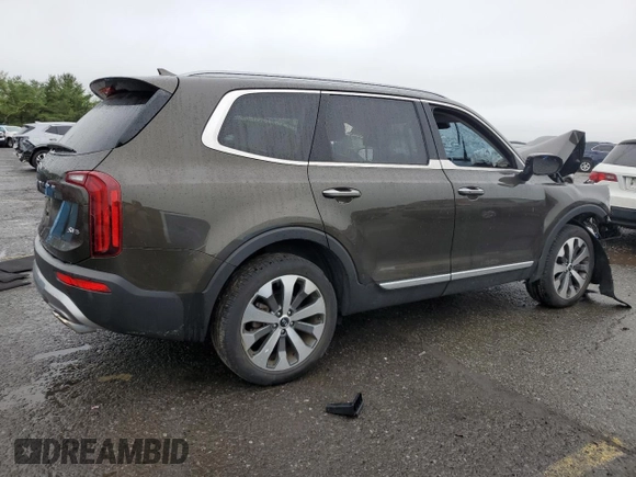 2020 Kia Telluride S with VIN 5XYP64HC4LG094983, listed as a Copart auction lot 59867725 with 15,190 mi miles and Salvage title. Bid and sale history available at DreamBid. Image 3.