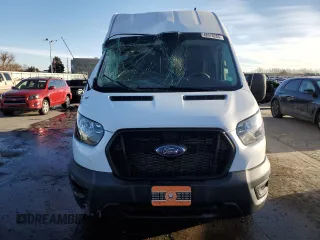 2022 Ford Transit Cargo with VIN 1FTBR3U86NKA65026, listed as a Copart auction lot 48978285 with 57,922 mi miles and Salvage title. Bid and sale history available at DreamBid. Image 5.