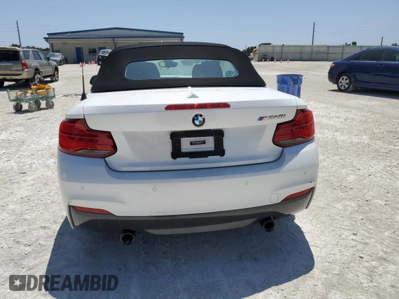 2019 BMW 2 Series M240i with VIN WBA2N1C59K7D55881, listed as a Copart auction lot 52225883 with 26,777 mi miles. Bid and sale history available at carsss.com. Image 6.
