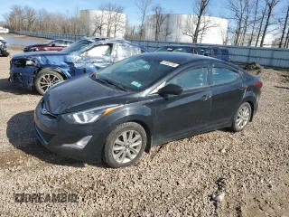 2015 Hyundai Elantra SE with VIN 5NPDH4AE8FH569220, listed as a Copart auction lot 51502735 with 162,756 mi miles and Salvage Title. Bid and sale history available at carsss.com. Image 1.