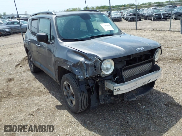2017 Jeep Renegade Sport с VIN ZACCJBAB6HPG64055, выставлен на аукционе IAAI как лот 42104469 с пробегом 125 897 миль миль и . История ставок и продаж доступна на DreamBid. Изображение 1.