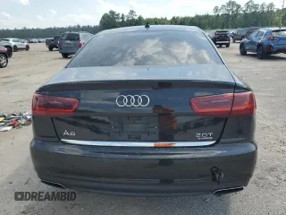 2016 Audi A6 Premium Plus with VIN WAUGFAFC0GN009716, listed as a Copart auction lot 56692645 with 82,189 mi miles and Salvage title. Bid and sale history available at DreamBid. Image 6.