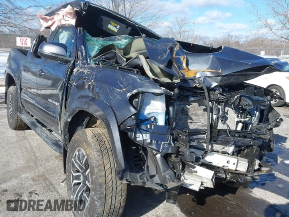 2023 Toyota Tacoma SR with VIN 3TMCZ5AN9PM574534, listed as a IAAI auction lot 41167910 with 27,375 mi miles and . Bid and sale history available at DreamBid. Image 1.