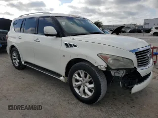 2014 Infiniti QX80 with VIN JN8AZ2NC1E9350768, listed as a Copart auction lot 71789434 with 203,499 mi miles and Clean Title. Bid and sale history available at carsss.com. Image 4.