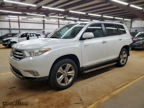 2011 Toyota Highlander Limited with VIN 5TDDK3EH9BS064646, listed as a Copart auction lot 47417005 with 150,553 mi miles and Salvage Title. Bid and sale history available at carsss.com. Image 1.