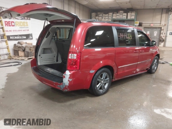 2008 Dodge Grand Caravan SXT with VIN 2D8HN54P18R120109, listed as a IAAI auction lot 41444663 with 165,610 mi miles and . Bid and sale history available at DreamBid. Image 4.