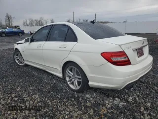 2012 Mercedes-Benz C-Class C 250 Sport with VIN WDDGF4HB8CR218865, listed as a Copart auction lot 50625005 with 168,821 mi miles and Salvage Title. Bid and sale history available at carsss.com. Image 2.