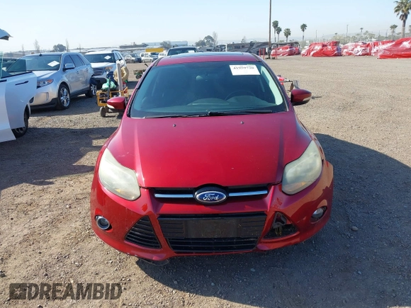 2014 Ford Focus Titanium with VIN 1FADP3J2XEL247827, listed as a IAAI auction lot 41959720 with 105,373 mi miles. Bid and sale history available at carsss.com. Image 12.