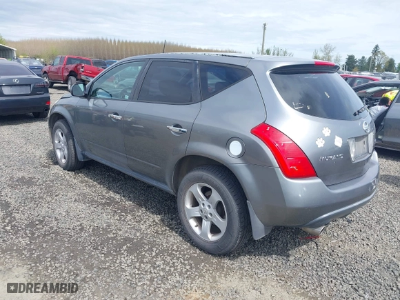 2005 Nissan Murano SL with VIN JN8AZ08W05W420532, listed as a IAAI auction lot 41991717 with 164,249 mi miles. Bid and sale history available at carsss.com. Image 3.