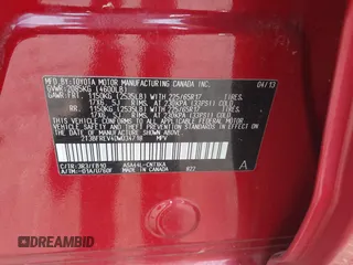 2013 Toyota RAV4 LE with VIN 2T3BFREV4DW034718, listed as a IAAI auction lot 42522511 with 219,920 mi miles and . Bid and sale history available at DreamBid. Image 9.