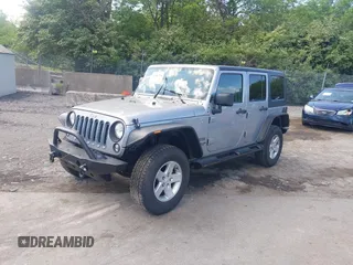 2014 Jeep Wrangler Unlimited Sport with VIN 1C4BJWDG6EL194359, listed as a IAAI auction lot 42182236 with 134,889 mi miles and . Bid and sale history available at DreamBid. Image 17.