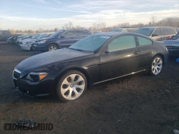 2006 BMW 6 Series 650Ci with VIN WBAEH13466CR51083, listed as a Copart auction lot 88897625 with 138,958 mi miles and Salvage Title. Bid and sale history available at carsss.com. Image 1.