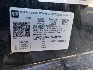 2023 Chevrolet Silverado 1500 LT with VIN 3GCPACEK3PG188655, listed as a Copart auction lot 80369134 with 13,953 mi miles and Salvage Title. Bid and sale history available at DreamBid. Image 15.